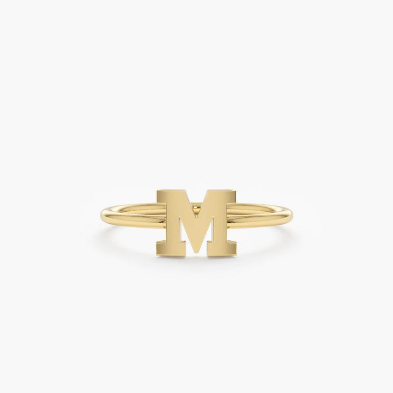 CHROME INITIAL RING