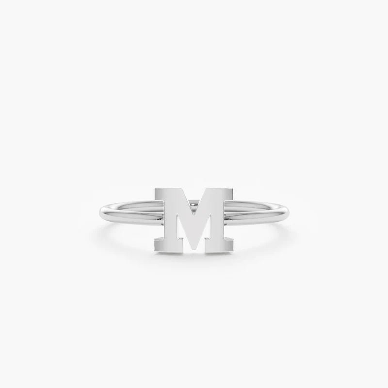 CHROME INITIAL RING