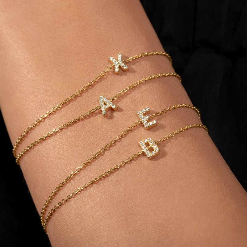 DAINTY INITIAL BRACELET