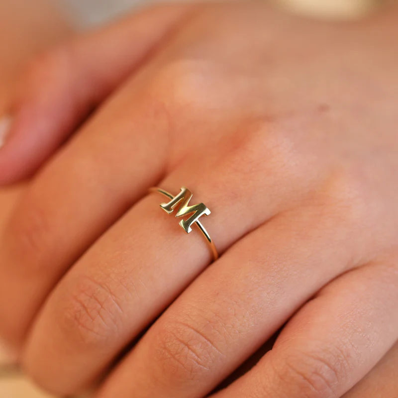CHROME INITIAL RING
