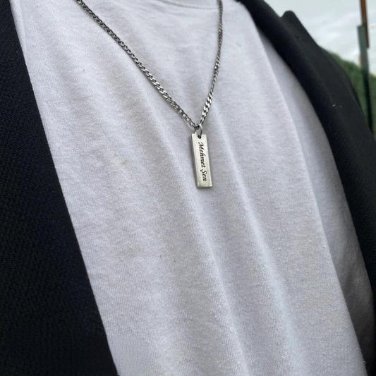 2D BAR NECKLACE