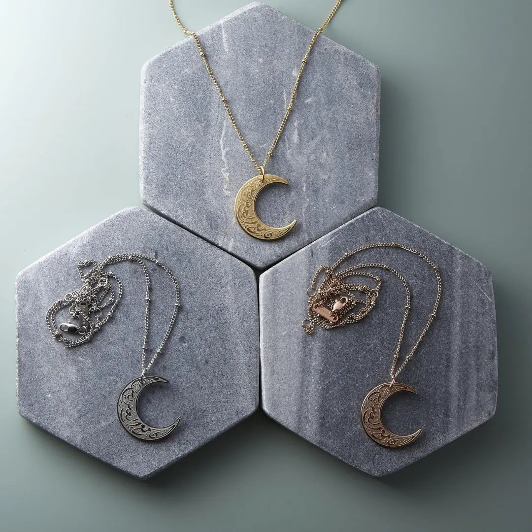 Ayat Crescent Necklace