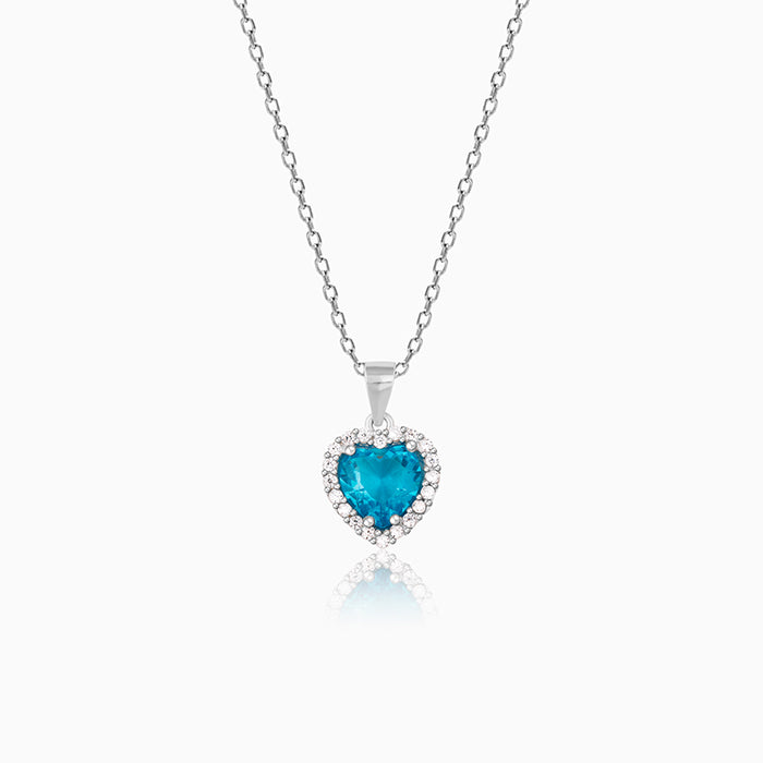 Heart Of The Ocean Pendant - 925 Silver