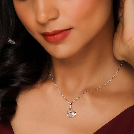 Swan Signature Necklace - 925 Silver