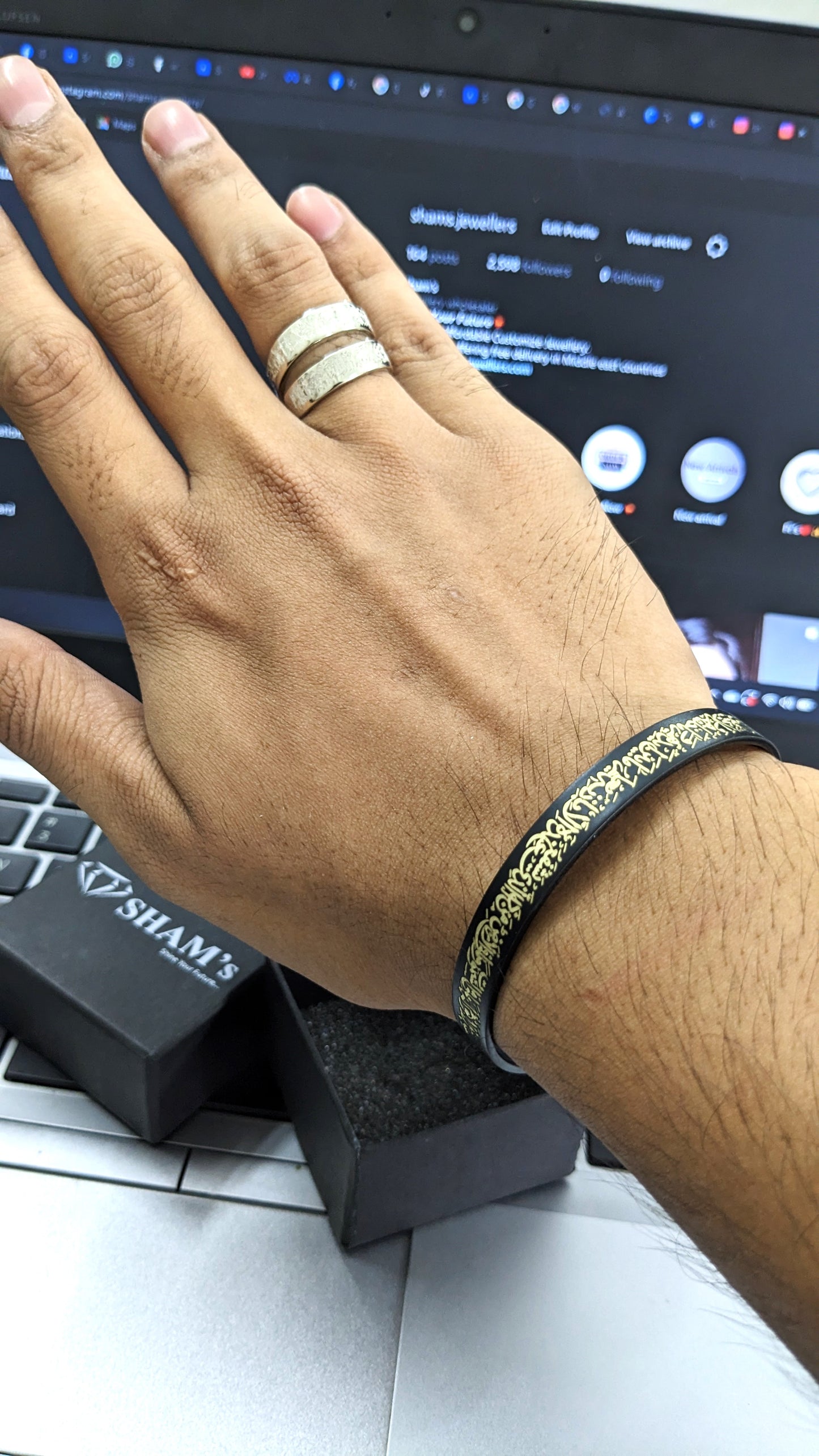 ๐ฝ๐๐ 1 ๐๐๐ 1 ๐๐๐๐ ( Ayatul Kursi Bangle & Ayatul Kursi Ring )