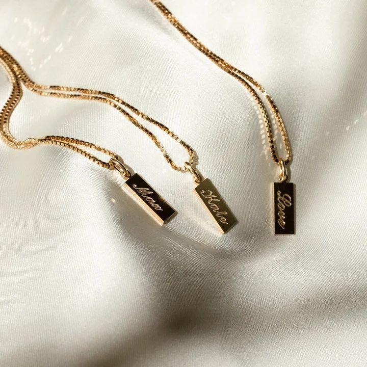 Tiny Tag Necklace