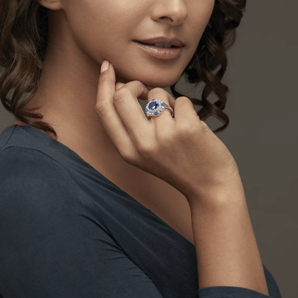 Elite Blue Ring - 925 Silver