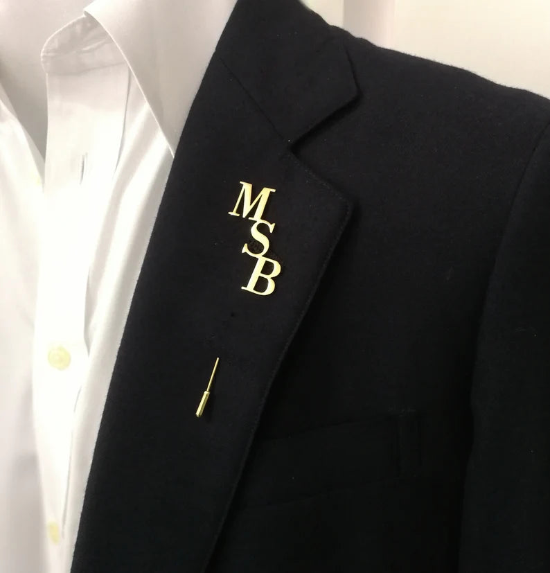 INITIAL LAPEL PIN