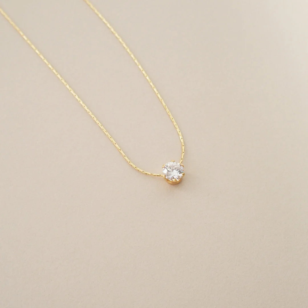 One Diamond Necklace