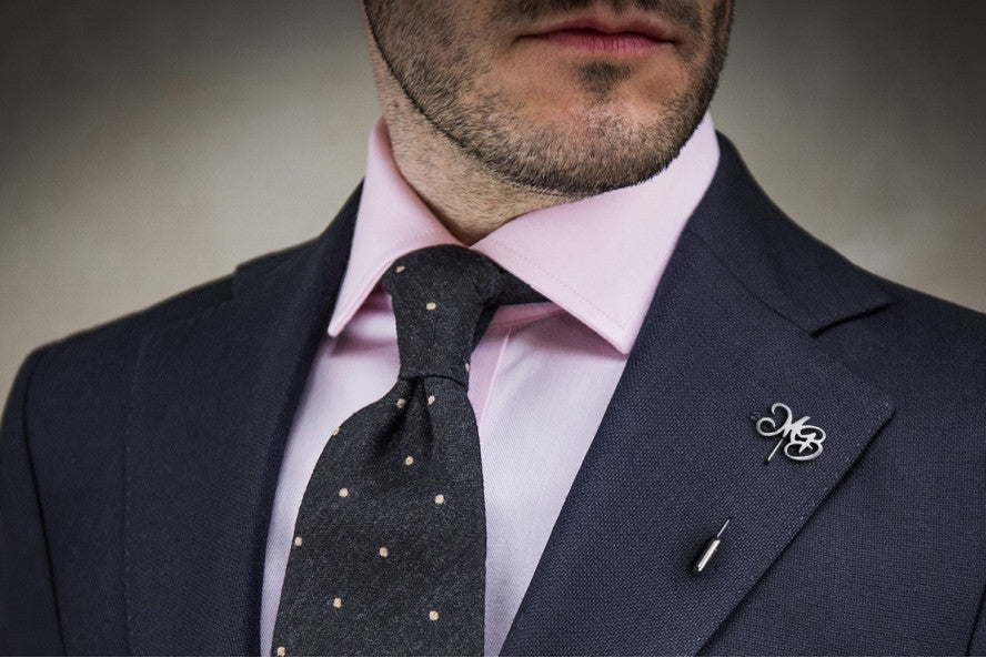 DOUBLE INITIALS LAPEL PIN