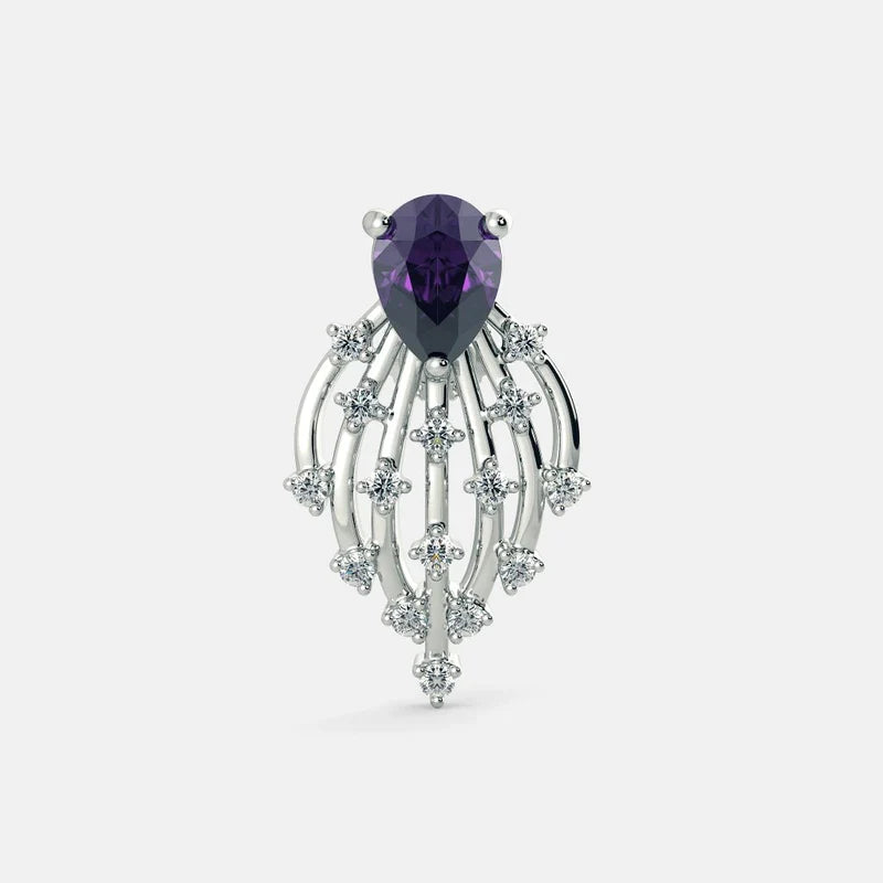 Purple Nile Earrings - 925 Silver