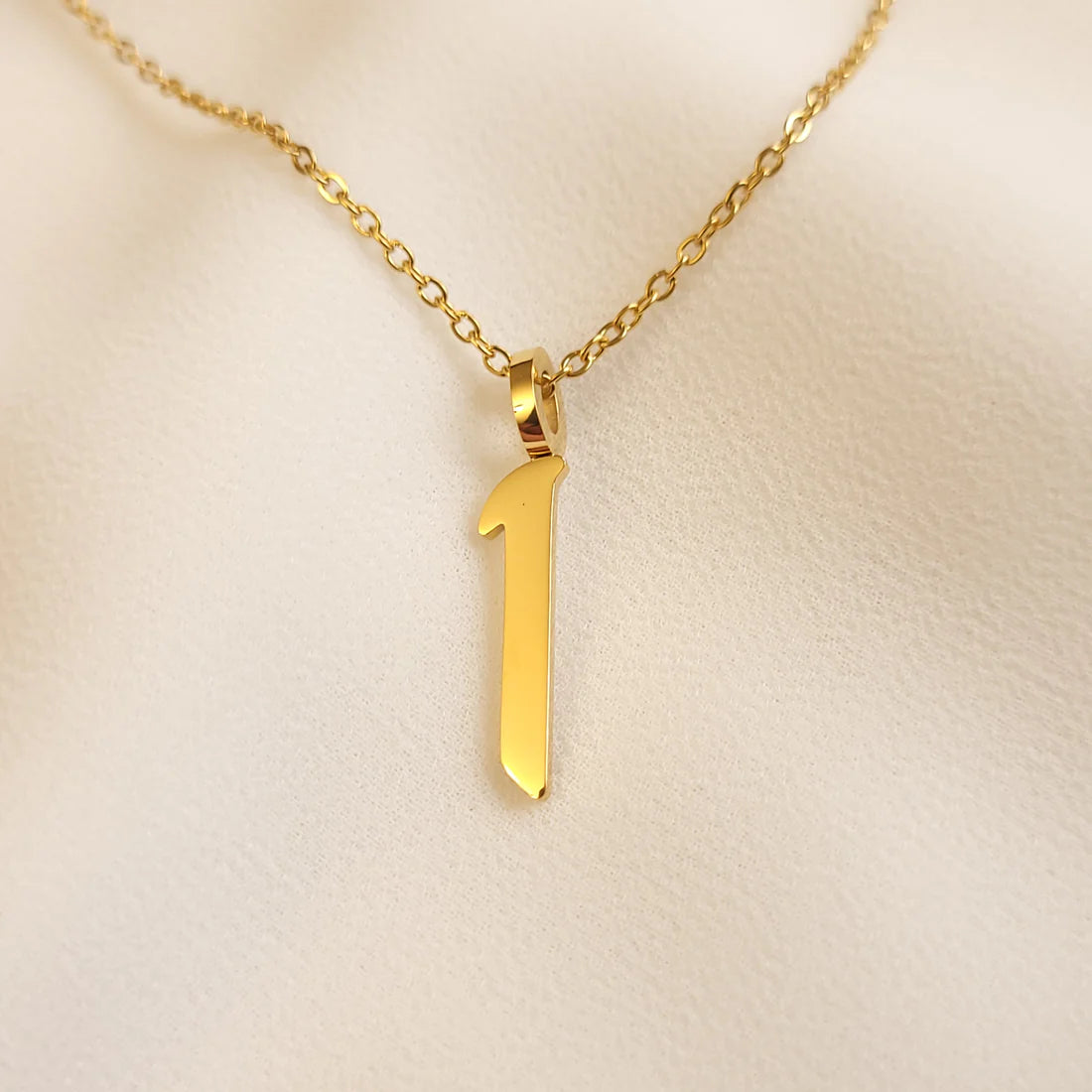 Arabic Initial Personalized Necklace