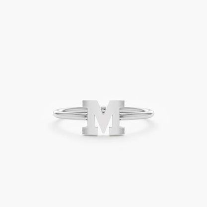 CHROME INITIAL RING