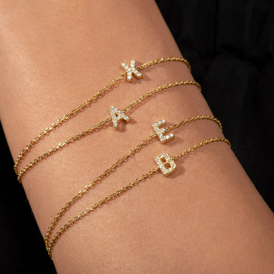 DAINTY INITIAL BRACELET