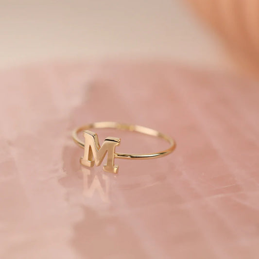 CHROME INITIAL RING