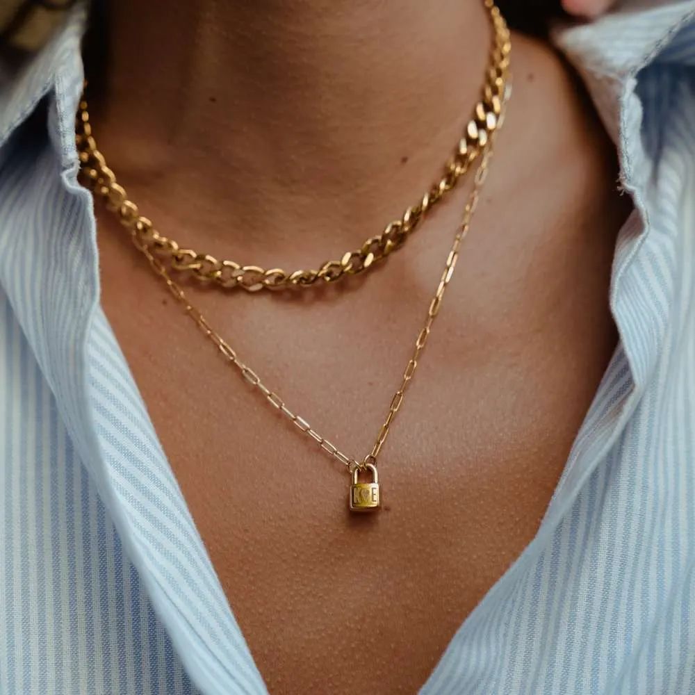 Belle Lock Necklace