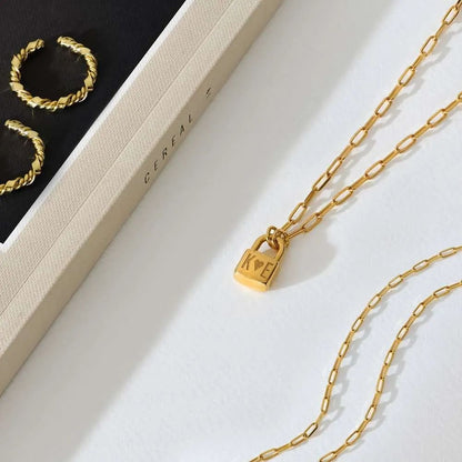 Belle Lock Necklace