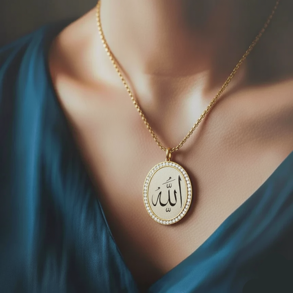 The Signature Allah Calligraphy Pendant