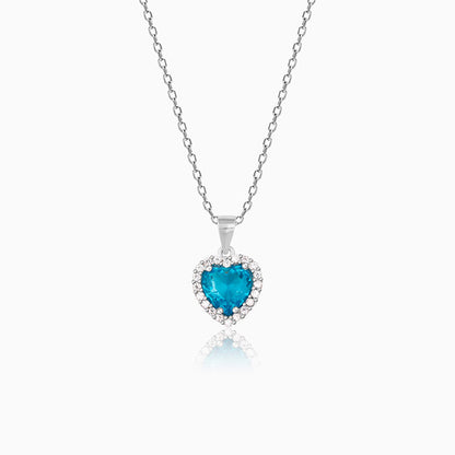 Heart Of The Ocean Pendant - 925 Silver