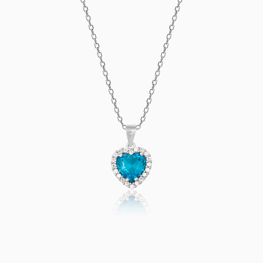 Heart Of The Ocean Pendant - 925 Silver