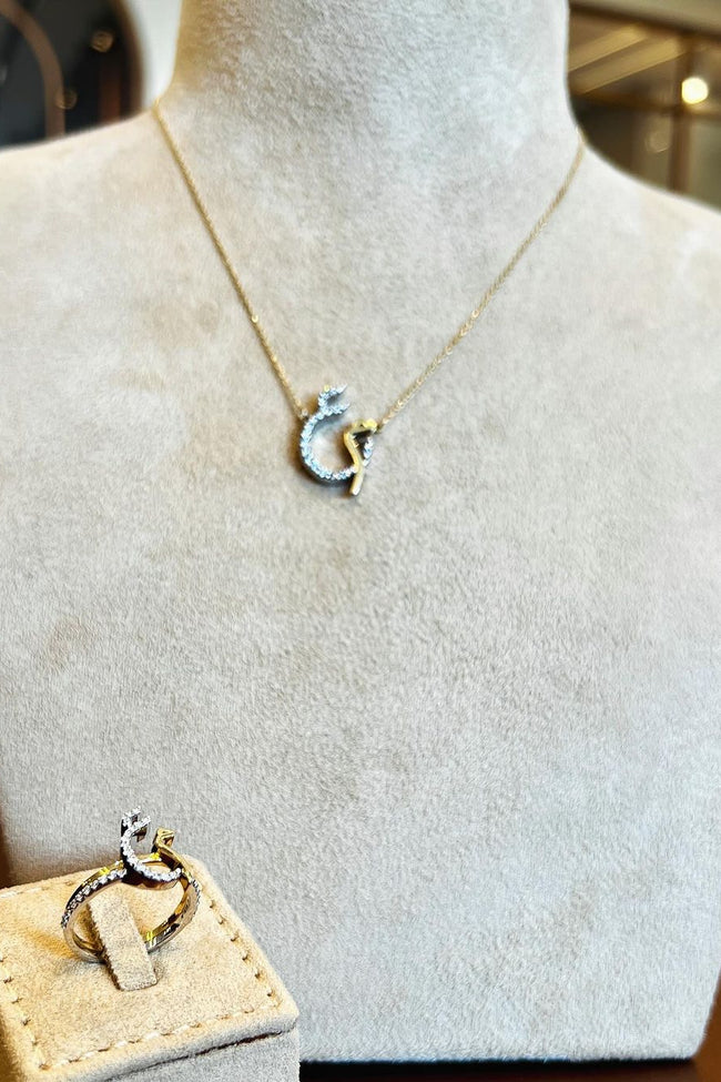 Arabic Initial Necklace