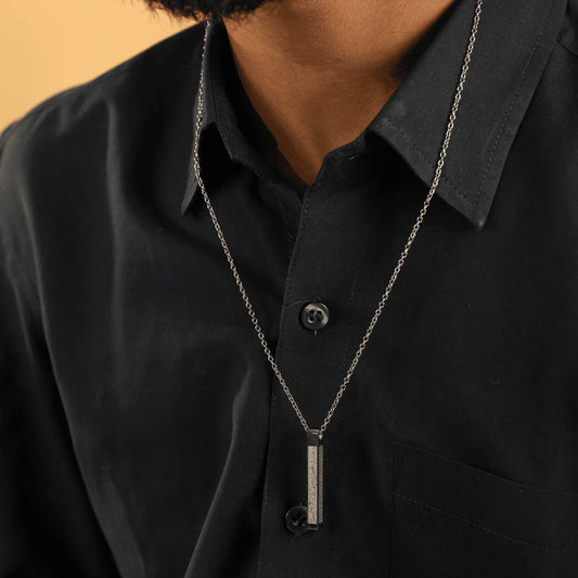 Ayatul Kursi 3D Bar Necklace