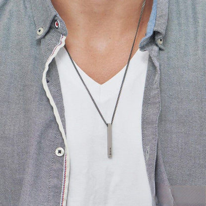 BAR NECKLACE - MEN