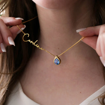 SIGNATURE BIRTHSTONE NECKLACE