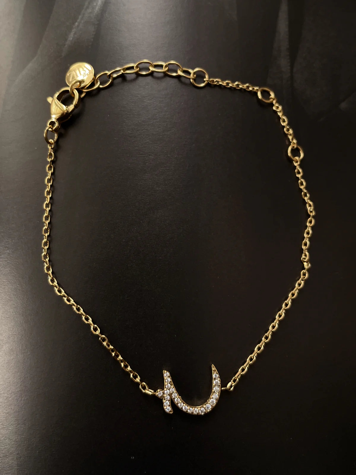 Dazzling Arabic Initial Bracelet