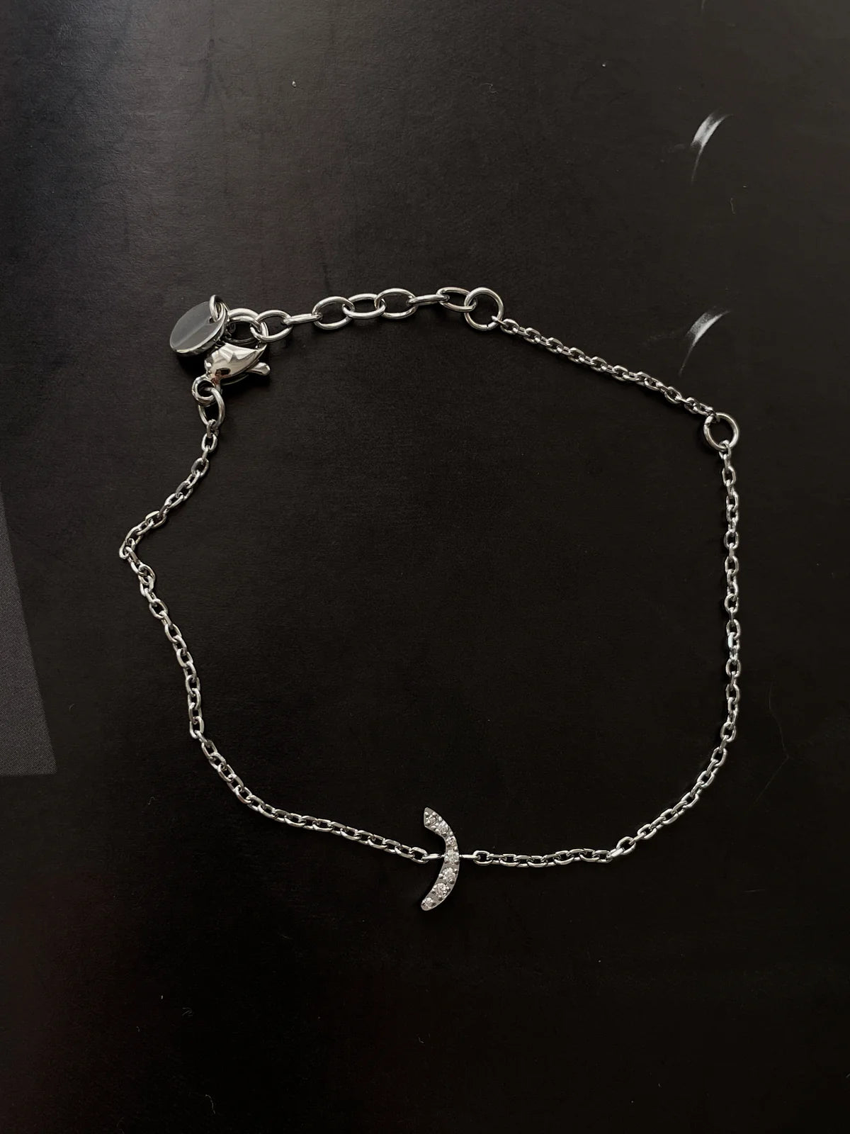 Dazzling Arabic Initial Bracelet