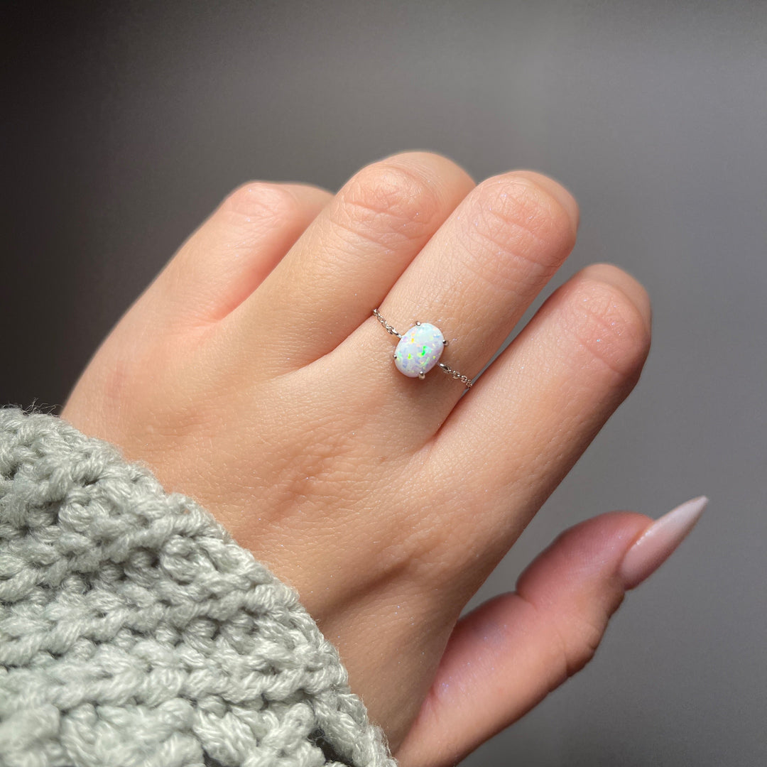 MOONLIT MAJESTY OPAL RING