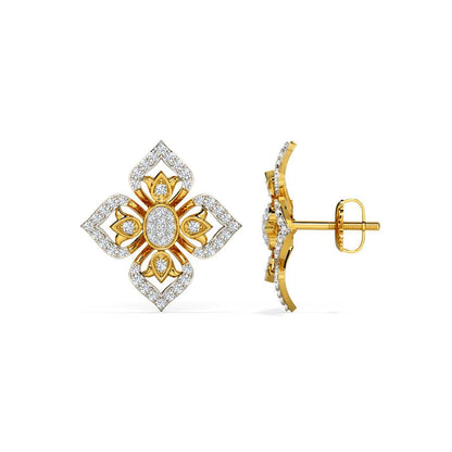 Marina Stud Earrings - 925 Silver