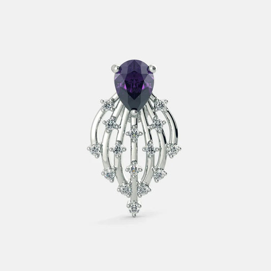 Purple Nile Earrings - 925 Silver