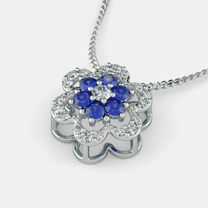 Sophin Diamond Necklace - 925 Silver